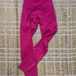 Lululemon Athletica Vibrant Pink Leggings